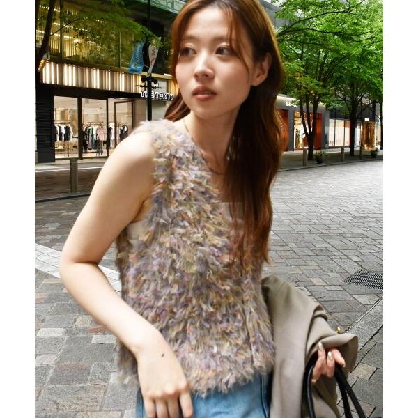 le.coeur blanc / ルクールブラン TORRAZZO DONNAチュール×シャギーニッ...