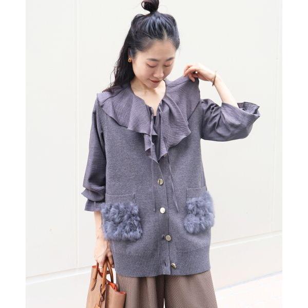 le.coeur blanc / ルクールブラン TORRAZZO DONNA 別注ファーポケットベ...