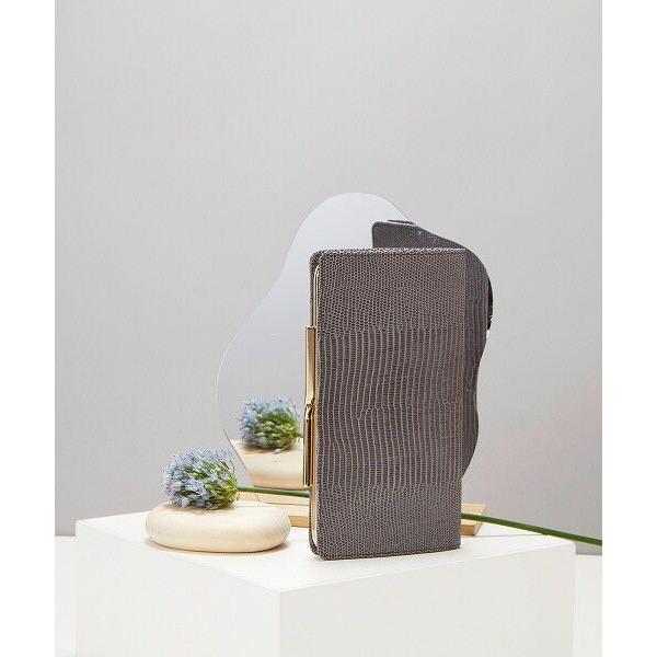 TOPKAPI / トプカピ LUCIA[ルチア]イタリアンレザー・リザード型押し・がま口長財布