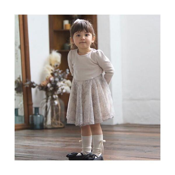 petit main / プティマイン 【リンク】フレアチュールワンピース