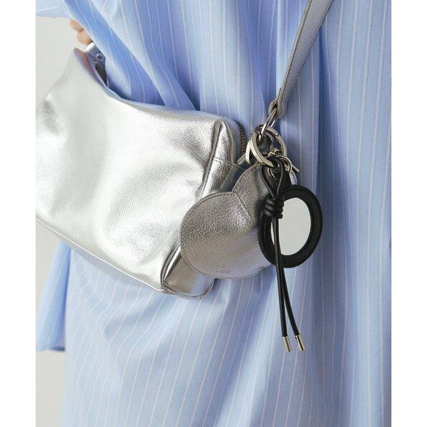 russet / ラシット 【再値下げ】ミラー付きレザーチャーム