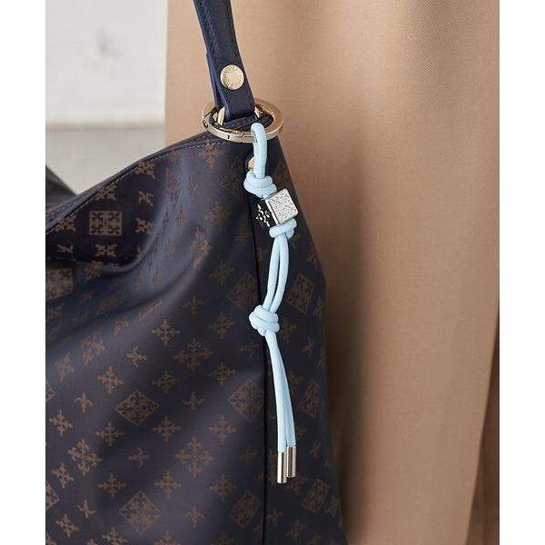 russet / ラシット レザーコードバッグチャーム