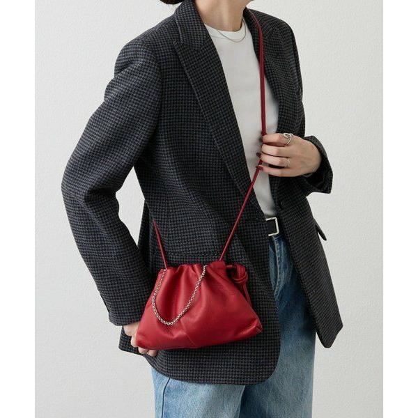 russet / ラシット レザー巾着4WAYミニショルダーバッグ