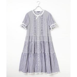 PINK HOUSE ワンピース HOUSE×HELLO KITTY ネームワッペン使い