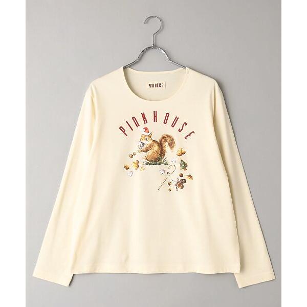 PINK HOUSE / ピンクハウス ウィンターフォレストトリートプリントカットソー