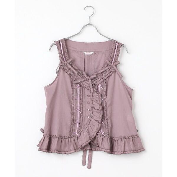 PINK HOUSE / ピンクハウス ●フリル使いローンベスト