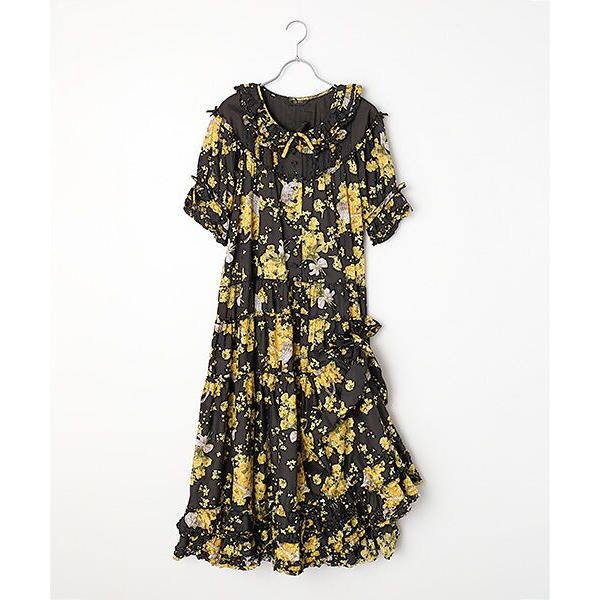 PINK HOUSE / ピンクハウス なのはなプリントワンピース