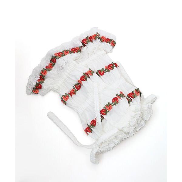 PINK HOUSE / ピンクハウス オリジナル苺ブレードレース使いアームカバー