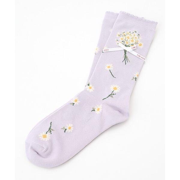 PINK HOUSE / ピンクハウス マーガレットブーケ柄ソックス