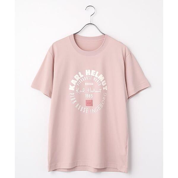 PINK HOUSE / ピンクハウス ワールドロゴプリント半袖Ｔシャツ