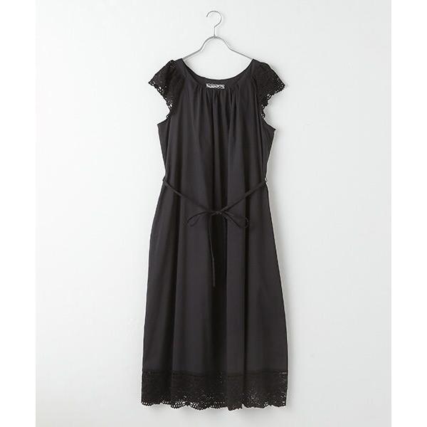 INGEBORG / インゲボルグ 【OUTLET】トーションレース使いワンピース