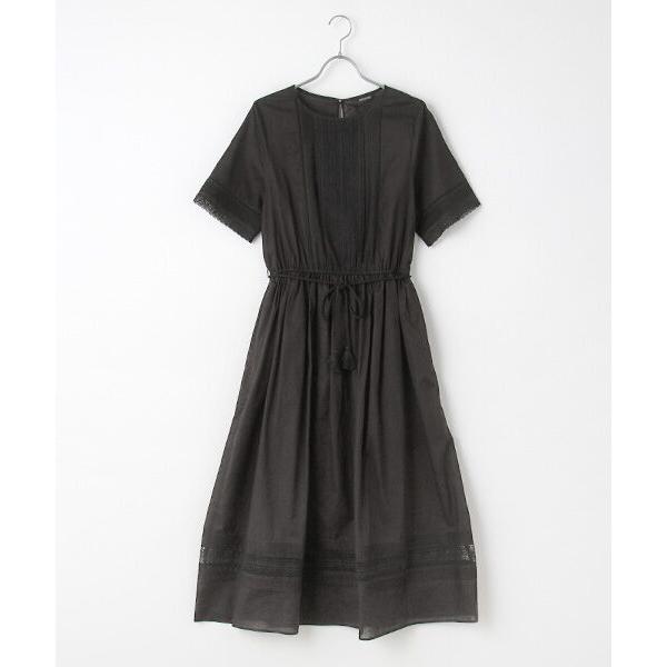 INGEBORG / インゲボルグ 【OUTLET】コットンローンタックワンピース
