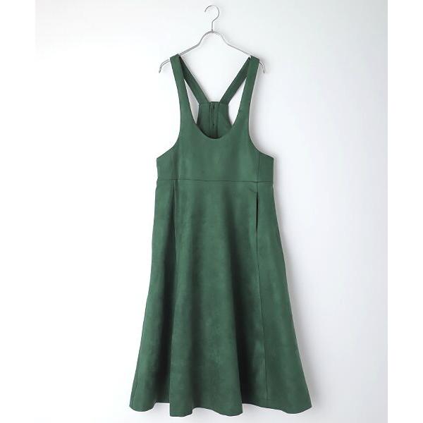 INGEBORG / インゲボルグ 【INGEBORG×VIVIANO】エコスエードジャンパースカー...