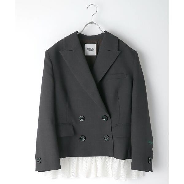 INGEBORG / インゲボルグ 【INGEBORG×VIVIANO】ウールダブルテーラードジャケ...