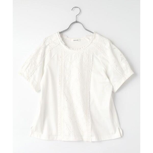 INGEBORG / インゲボルグ コットンレース使いカットソー