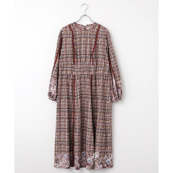 INGEBORG / インゲボルグ リントンフラワーpt.ワンピース