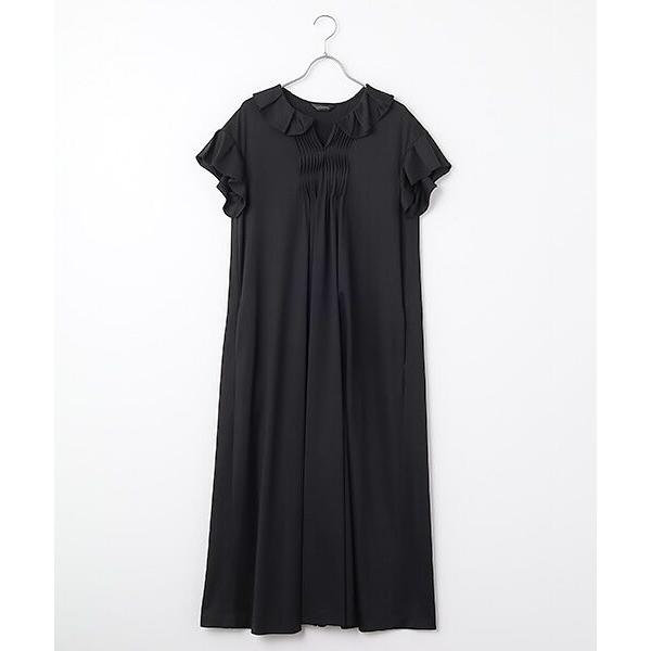 INGEBORG / インゲボルグ フリルスリーブカットソーワンピース