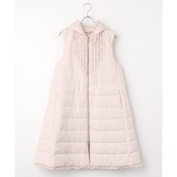 INGEBORG / インゲボルグ ソフトタフタフード付きベストコート