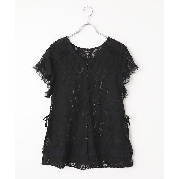 INGEBORG / インゲボルグ フラワーレースフレアースリーブベスト