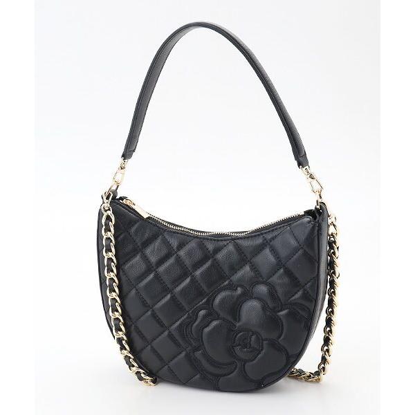 INGEBORG / インゲボルグ カメリア刺繍レザーバッグ