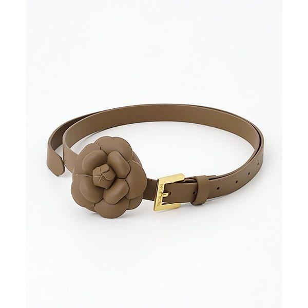 INGEBORG / インゲボルグ コサージュ付きロングベルト