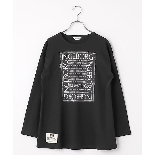 INGEBORG / インゲボルグ ロゴアレンジプリントカットソー