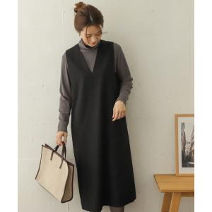 URBAN RESEARCH DOORS / アーバンリサーチ ドアーズ Vネックストレートジャンパースカート