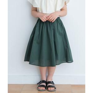 URBAN RESEARCH DOORS / アーバンリサーチ ドアーズ 『親子リンク』コットンローンギャザースカート(KIDS)｜selectsquare