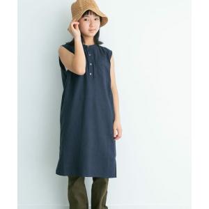 URBAN RESEARCH DOORS / アーバンリサーチ ドアーズ 『WEB/一部店舗限定』リネンレーヨンノースリーブワンピース(KIDS)｜selectsquare