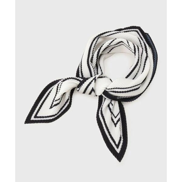 UNTITLED / アンタイトル ジオメトリックプリーツスカーフ