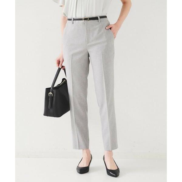 UNTITLED / アンタイトル 【セットアップ可能】リネンライク テーパードパンツ