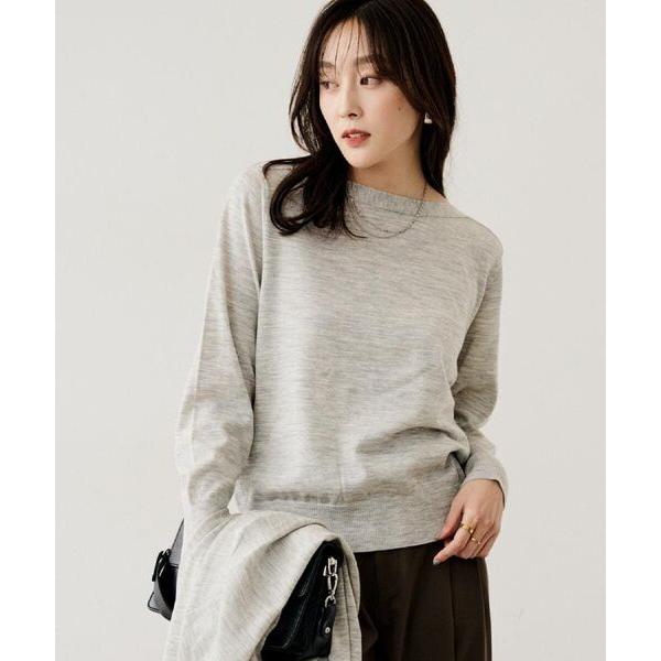 UNTITLED / アンタイトル 【アンサンブル可/洗える】シルクウールカシミヤ ドルマンスリーブ...