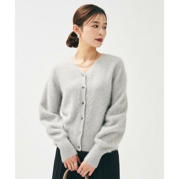 UNTITLED / アンタイトル 【ふわふわニット/前後2WAY】フォックスカシミヤカーディガン