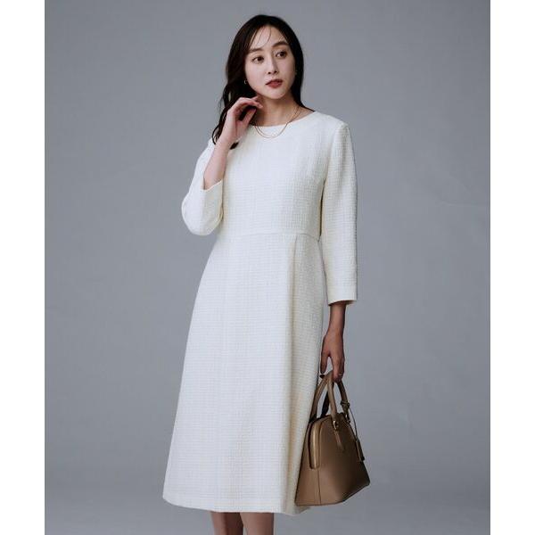 UNTITLED / アンタイトル 【セットアップ可能/きれいめ】ツイードワンピース