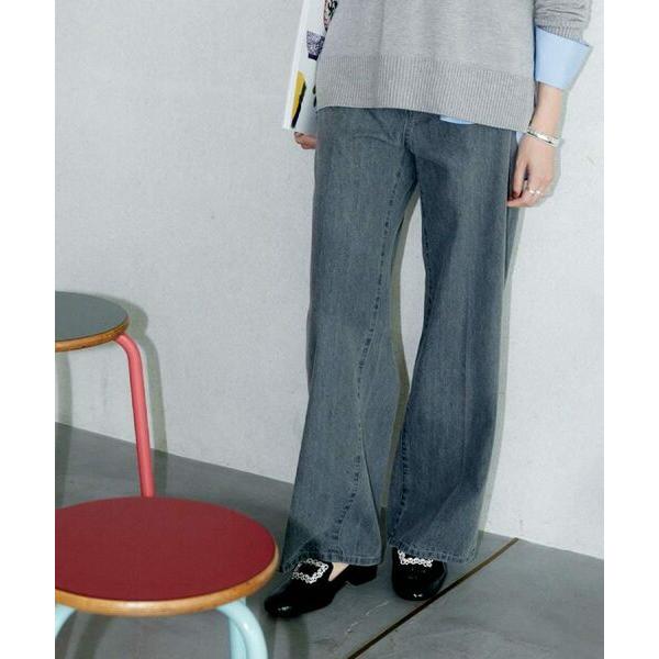 UNTITLED / アンタイトル 【グレー/ブルー/ジーンズ】ソフトワイドデニムパンツ