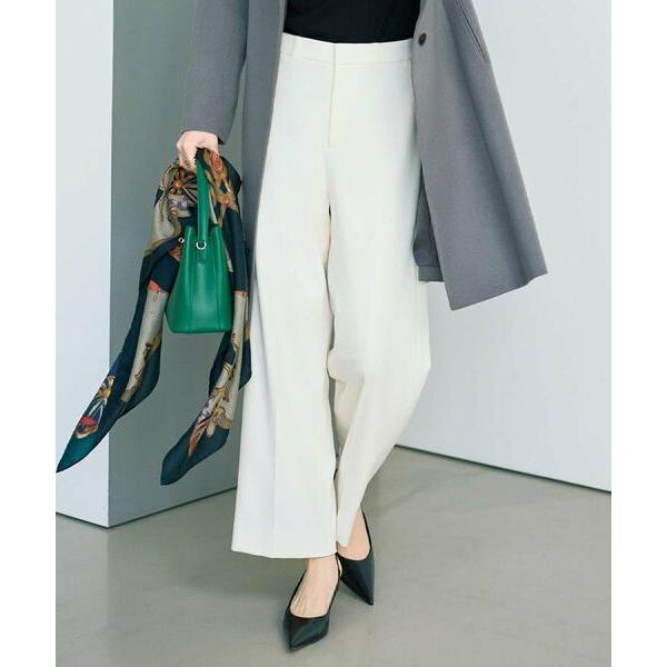 UNTITLED / アンタイトル 【あったか素材/ストレッチ性】裏起毛ワイドパンツ