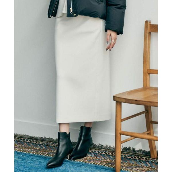 UNTITLED / アンタイトル 【セットアップ可/洗える/ウエストゴム】ダンボールジャージスカー...