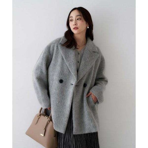 UNTITLED / アンタイトル 【エレガントジャケット/アウター】イタリアンシャギーPコート