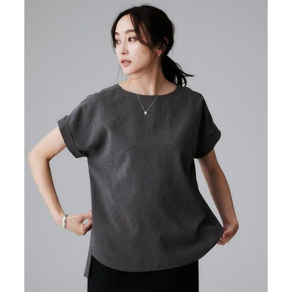 UNTITLED / アンタイトル 【セットアップ可/はっ水/通勤】リラククール 半袖ブラウス