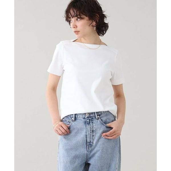 INDIVI / インディヴィ ボートネックカットティー【ウォッシャブル】