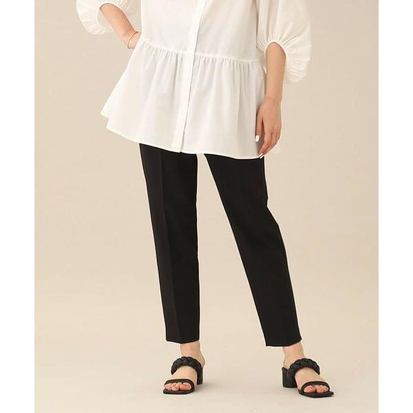 INDIVI / インディヴィ ベーシックテーパードパンツ【ウォッシャブル】