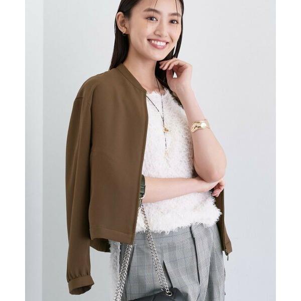 INDIVI / インディヴィ 【洗える／UVケア／吸汗速乾】ジョーゼットライトブルゾン