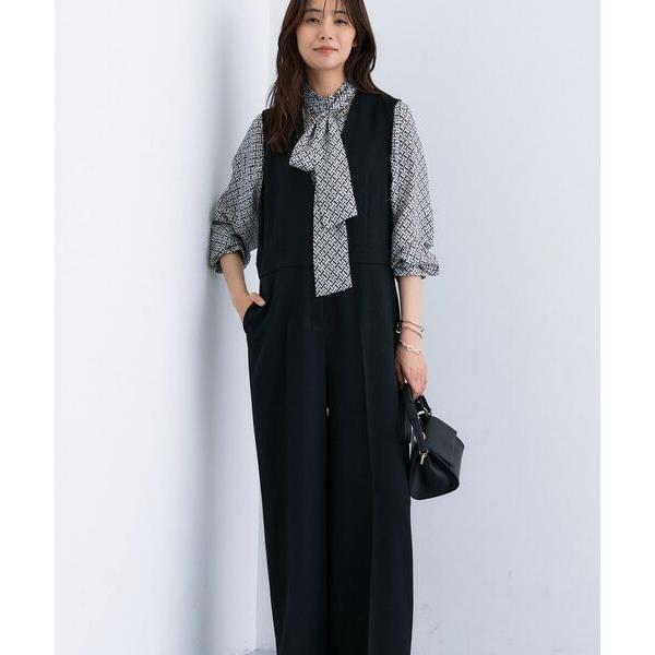 INDIVI / インディヴィ 【トレンド／スタイルアップ】ストレッチコンビネゾン