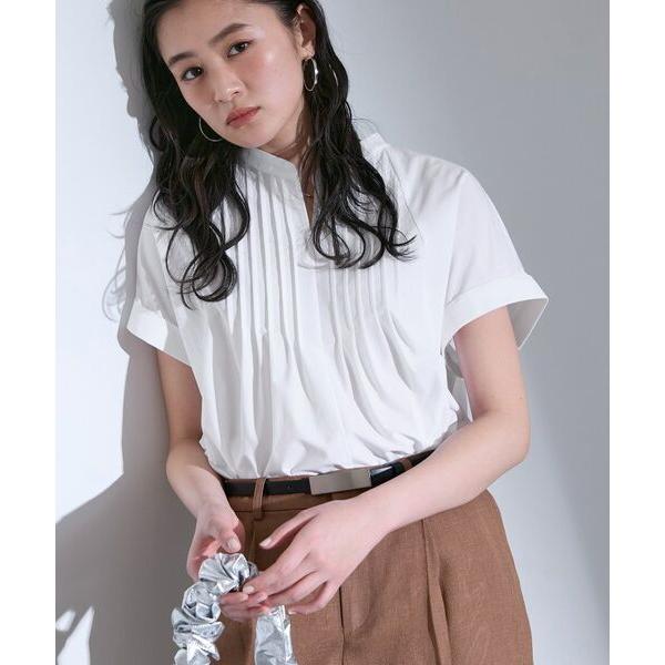 INDIVI / インディヴィ 【撥水／UVケア／SETUP可能】軽量タックスキッパーブラウス