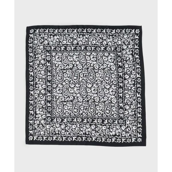 INDIVI / インディヴィ 【90cm四方】ボタニカル柄大判スカーフ