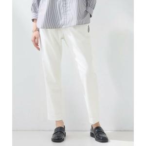 INDIVI / インディヴィ 【褒められパンツ／高ストレッチ】タックテーパードパンツ
