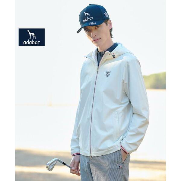adabat / アダバット 【ADABAT NAVY】撥水ナイロンジップフーディ