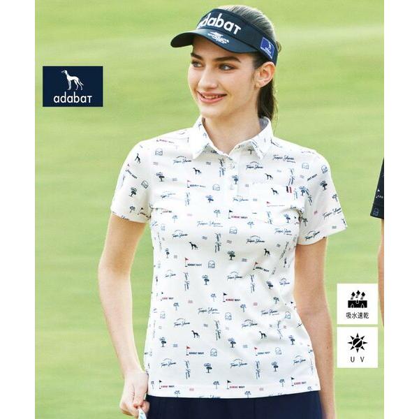 adabat / アダバット 【ADABAT NAVY】吸水速乾/UVカット　ロゴサマープリント半袖...