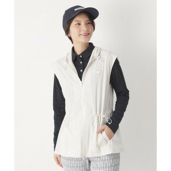 adabat / アダバット 【撥水】ジップフーディーロングベスト