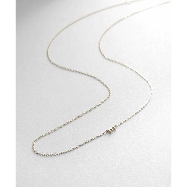 COCOSHNIK / ココシュニック 【WEB限定】K10イニシャルＥ ネックレス